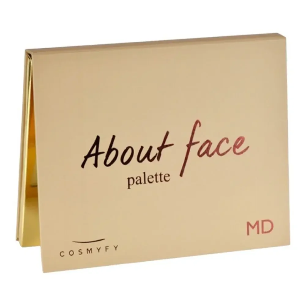 CosMyFy AboutFace Pressed Highlighter/Bronzer/Blush Palette New!